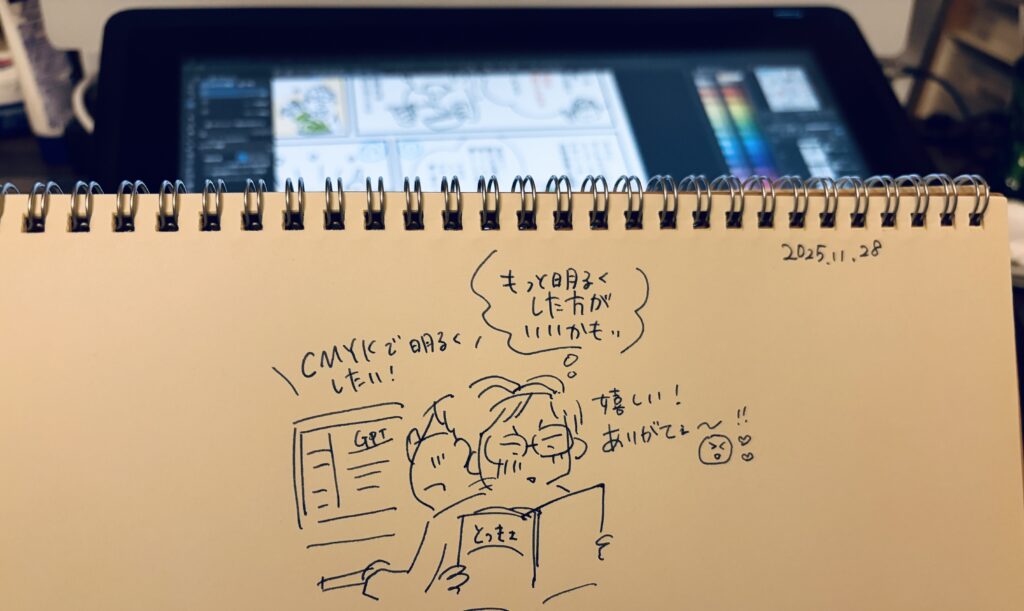 いつか自分で100点と思えるものが描けるようになるのかしら